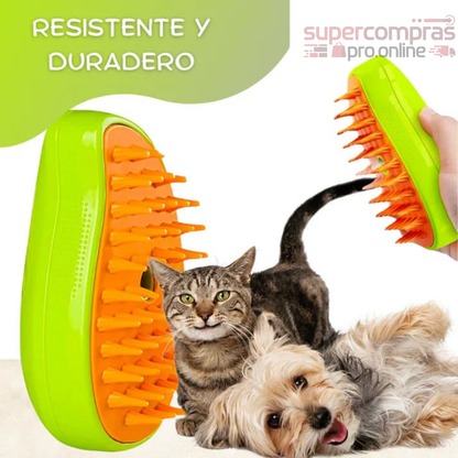 Cepillo de Vapor para Perros y Gatos