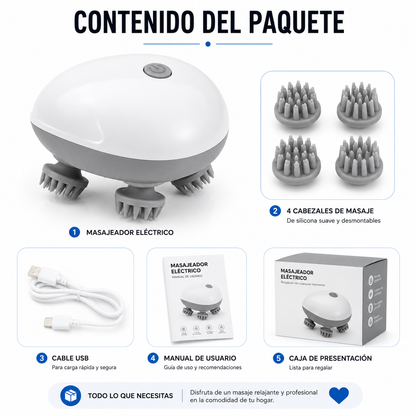 Masajeador Eléctrico Portátil de Percusión – Alivio Muscular