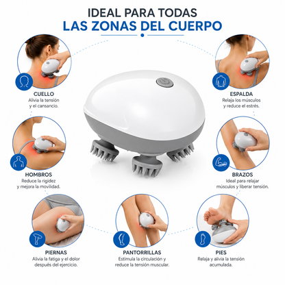 Masajeador Eléctrico Portátil de Percusión – Alivio Muscular