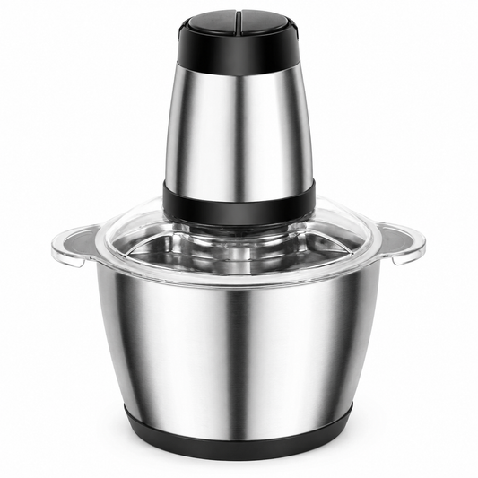 Picadora Eléctrica de Alimentos 2L de Acero Inoxidable