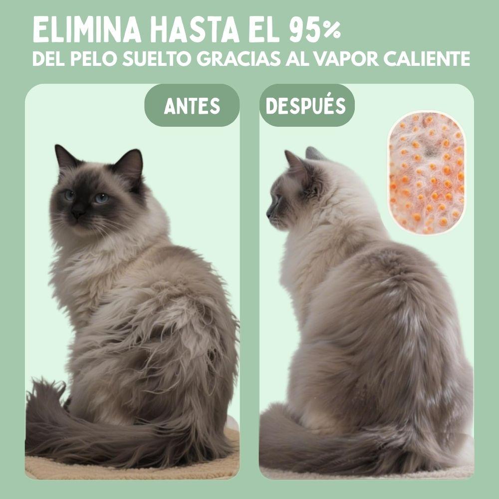 Cepillo de Vapor para Perros y Gatos